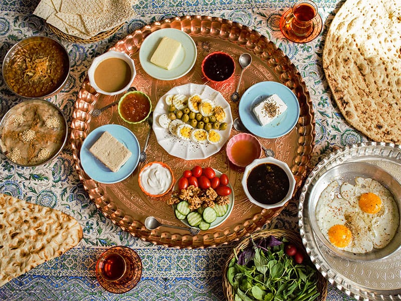 Persian Healthy Breakfast